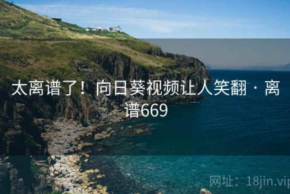 太离谱了！向日葵视频让人笑翻 · 离谱669